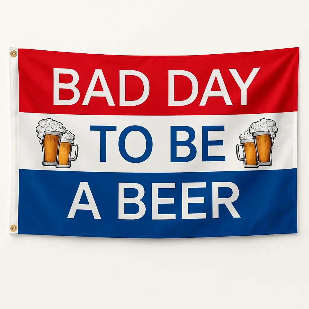 Drapeau "Bad Day? Beer!"