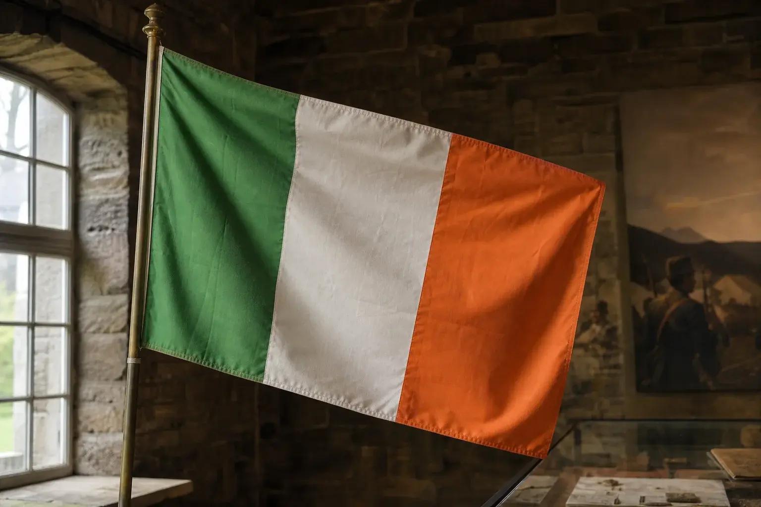 Drapeau irlandais : l’histoire et la symbolique du tricolore