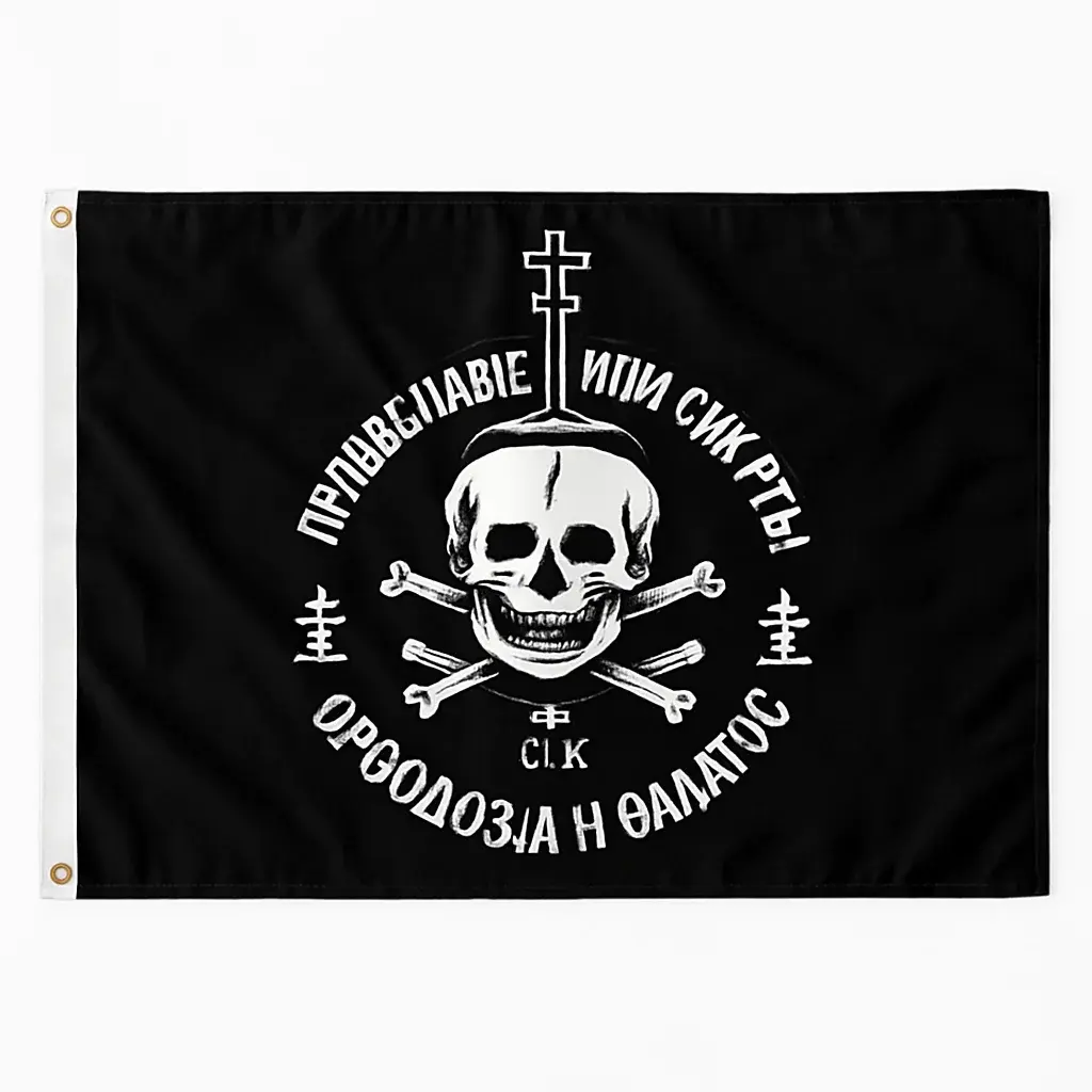 Drapeau "Orthodoxie ou Mort"
