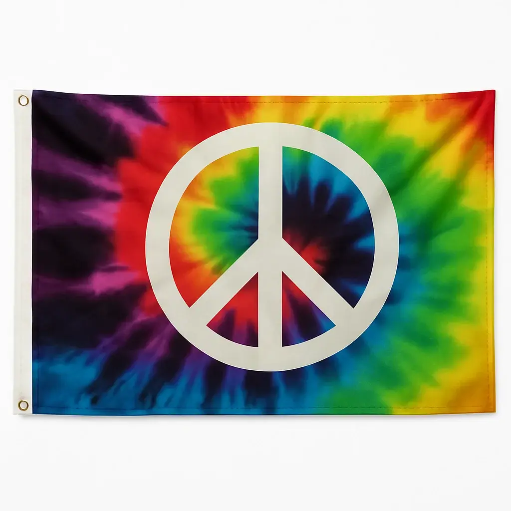 Drapeau Peace and Love