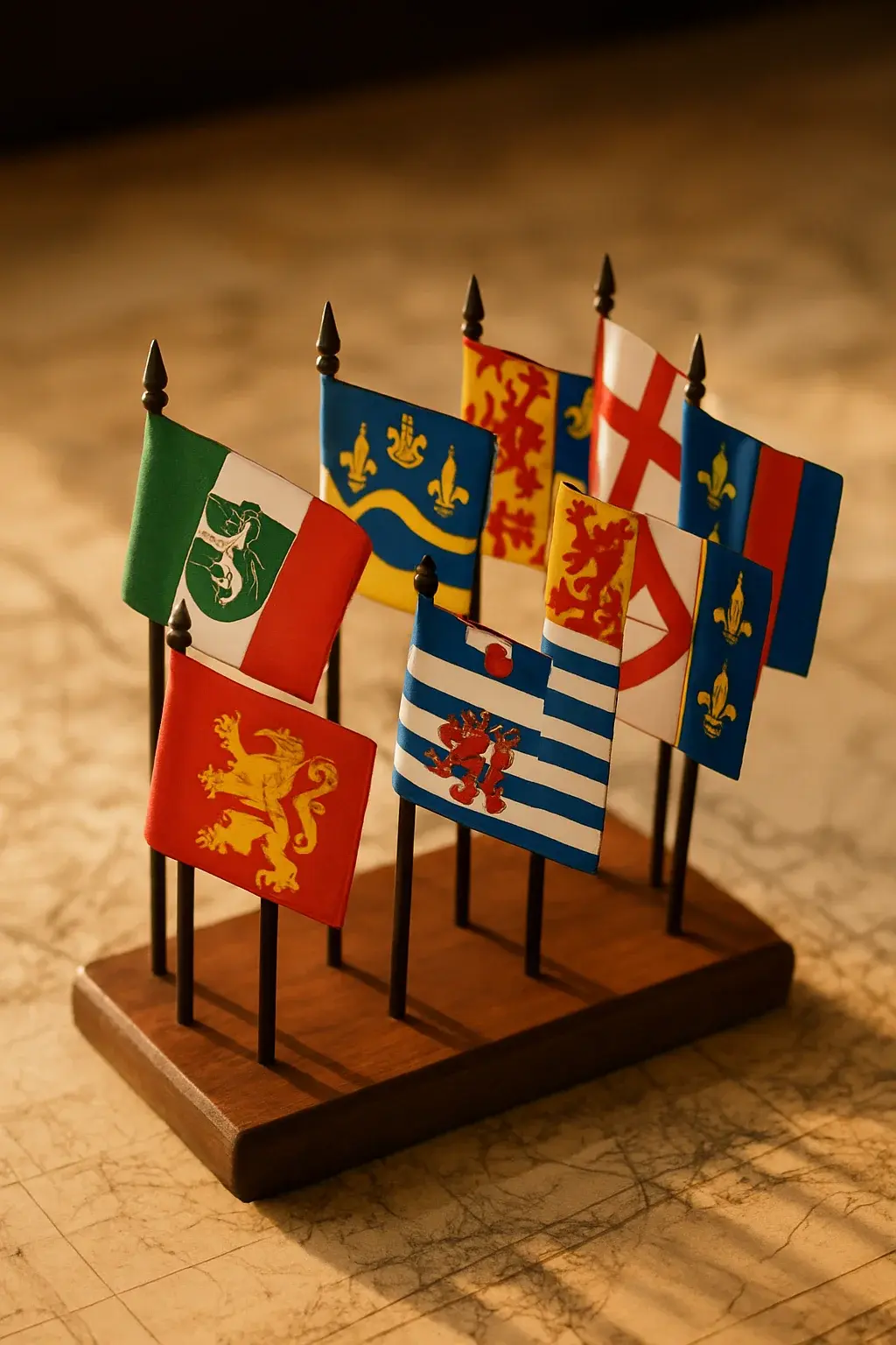 Drapeaux par région